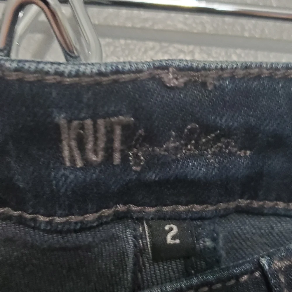NWT Kut from the Kloth Stevie Straight Leg Womens Blue Jeans Size 2 - Picture 8 of 10